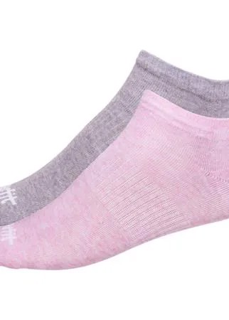 Носки Starfit, размер 35-38, серый, розовый, 2 пары