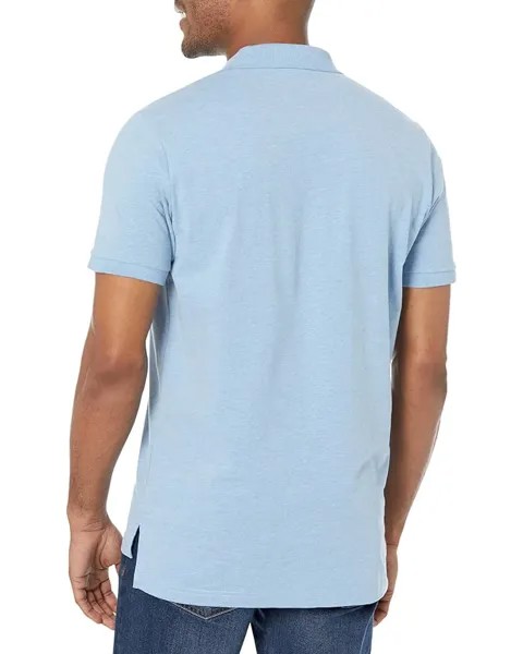 Поло U.S. POLO ASSN. Solid Jersey Polo Shirt, цвет Surf Blue Heather