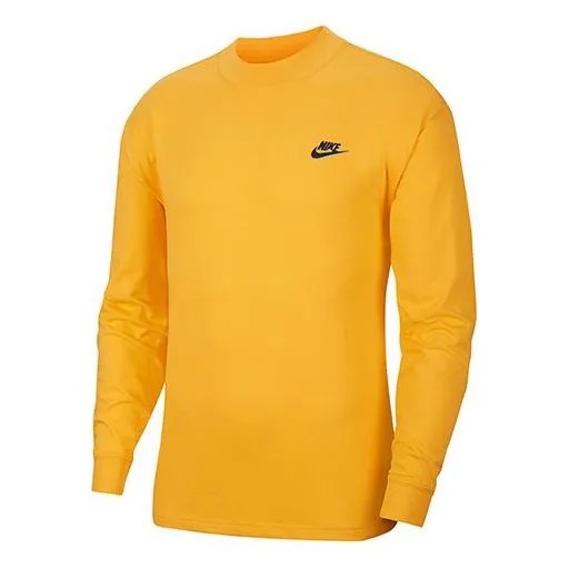 Толстовка Nike Back Snow Mountain Printing Casual Sports Gold Yellow Goldyellow, желтый