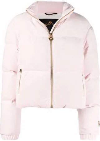Moose Knuckles пуховик с высоким воротником