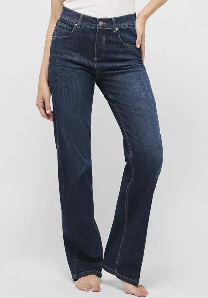 АНГЕЛЫ прямые джинсы Angels, цвет Dark Indigo Used