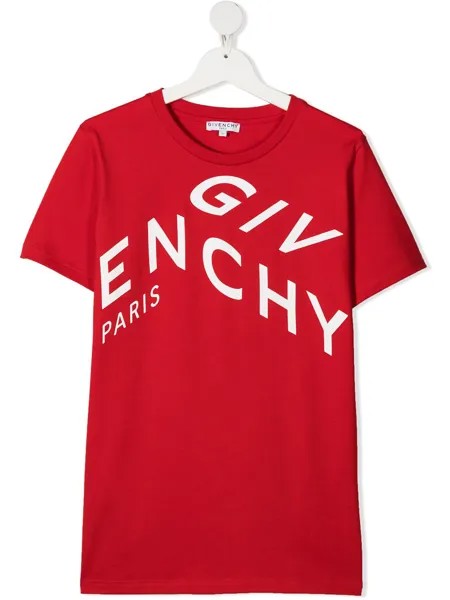 Givenchy Kids футболка с логотипом
