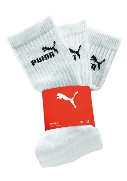 Носки для отдыха PUMA (3 шт.), прочное качество, белый