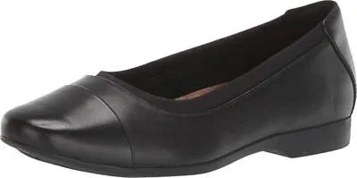 Женская балетная кепка Clarks Un Darcey, черная, 9,5 D(W) США