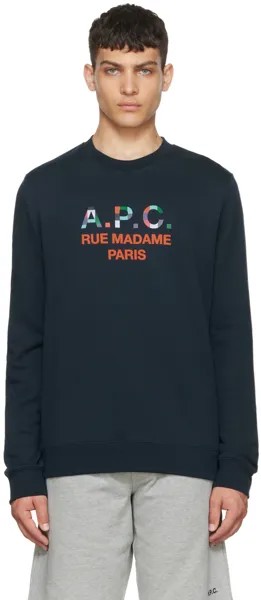 Темно-синий свитшот Achille A.P.C.