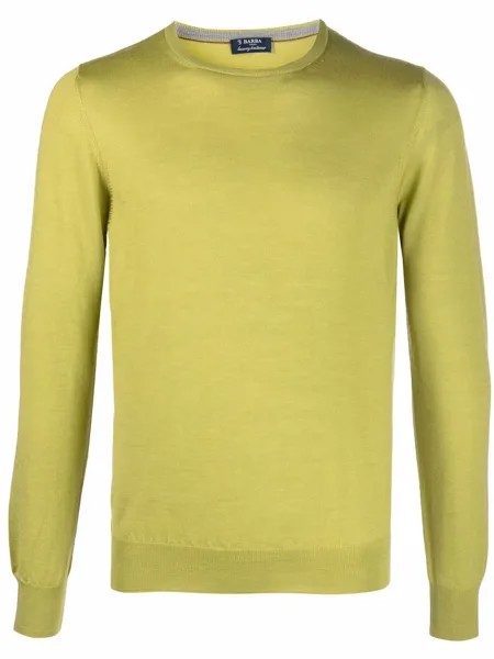 Barba fine-knit crew-neck jumper