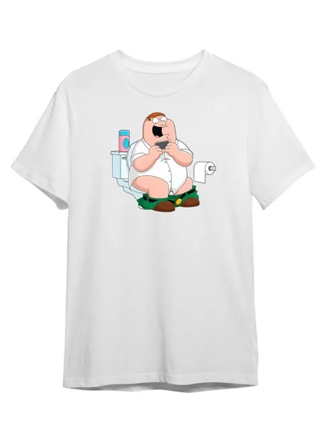 Футболка унисекс Каждому Своё Гриффины/Family Guy/Мультсериал MUGR10 белая 4XL