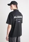 Рубашка-поло UNDERGROUND Allsaints, черный