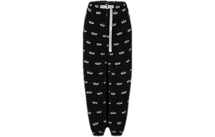 LOUIS VUITTON Женские трикотажные спортивные штаны, цвет Black