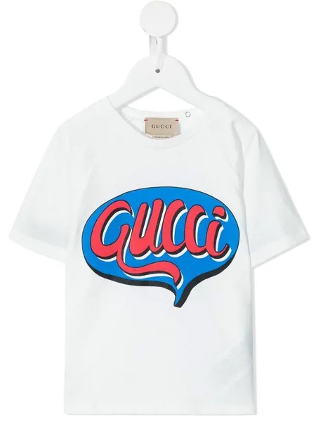 Gucci Kids футболка с логотипом