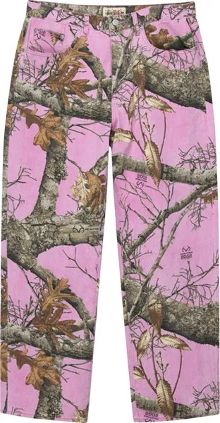 Джинсы Stussy Realtree Edge Big Ol' Jean 'Pink', разноцветный