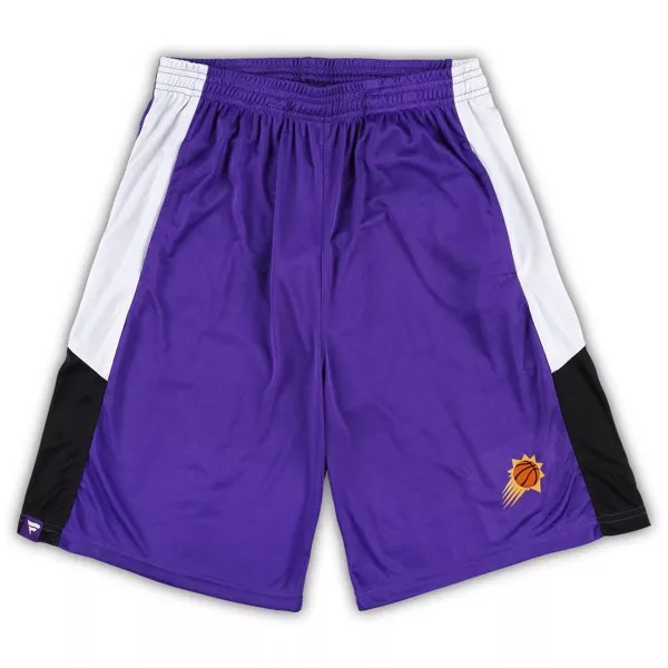 Мужские фирменные фиолетовые тренировочные шорты Phoenix Suns Big & Tall Champion Rush Fanatics