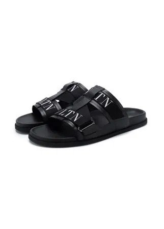 Комбинированные шлепанцы Valentino Garavani Valentino