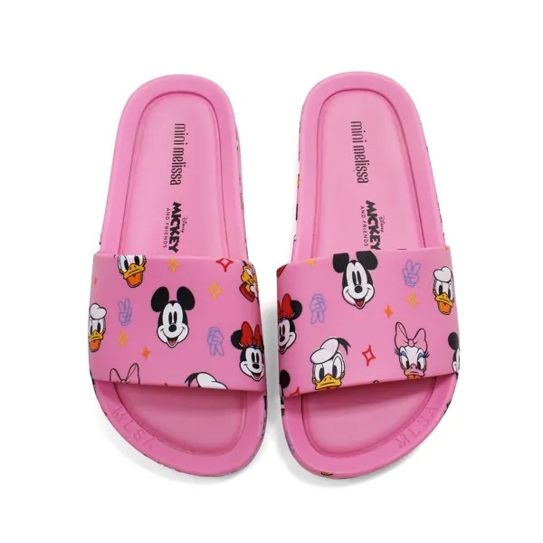 Пляжные шлепанцы Mini Melissa для маленьких девочек + детские сандалии «Микки и друзья», НОВИНКА