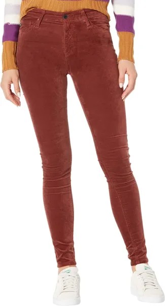 Джинсы Farrah High-Rise Skinny AG Jeans, цвет Dark Sangria