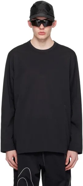 Черная футболка премиум-класса с длинным рукавом Y-3