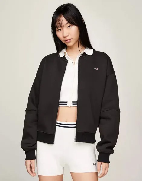 Черная куртка-бомбер Tommy Jeans
