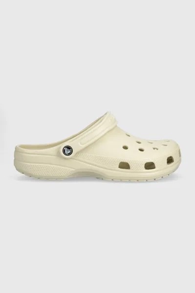 Классические шлепанцы Crocs, бежевый