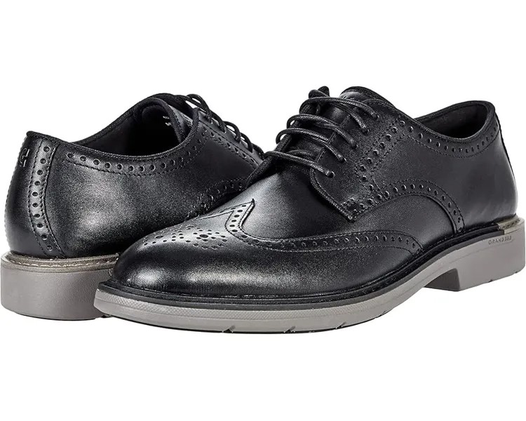 Оксфорды Cole Haan Go To Wing, цвет Black/Gray Midsole