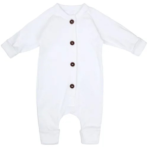 Комбинезон Amarobaby, открытая стопа, размер 62, белый