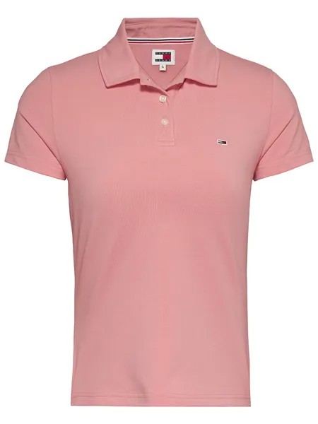 Поло Tommy Hilfiger, розовый