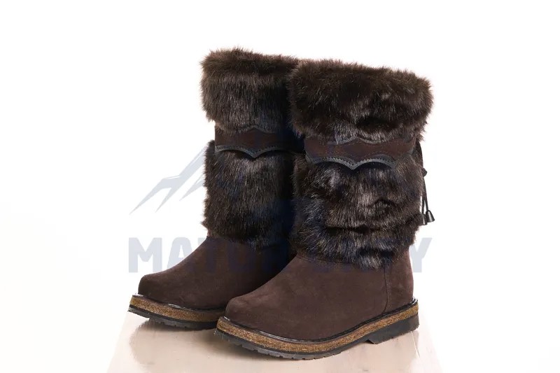 Унты женские Matur Unty Ж-01 коричневые 37 RU