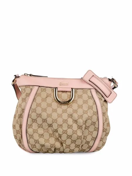 Gucci Pre-Owned сумка через плечо Abbey с узором GG Supreme