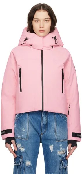 Розовый пуховик Amanda Mackage