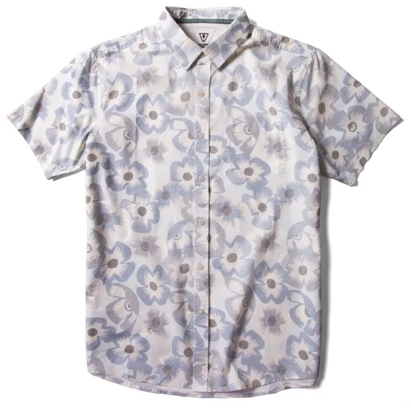 Рубашка Vissla Lookout Short-Sleeve Eco, цвет Cool Blue