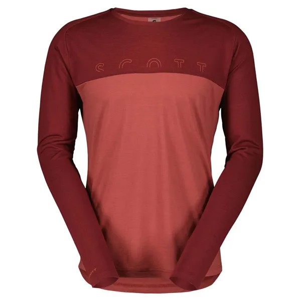 Лонгслив Scott Defined Merino, красный