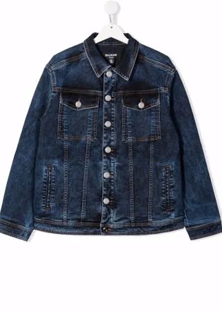 Balmain Kids джинсовая куртка