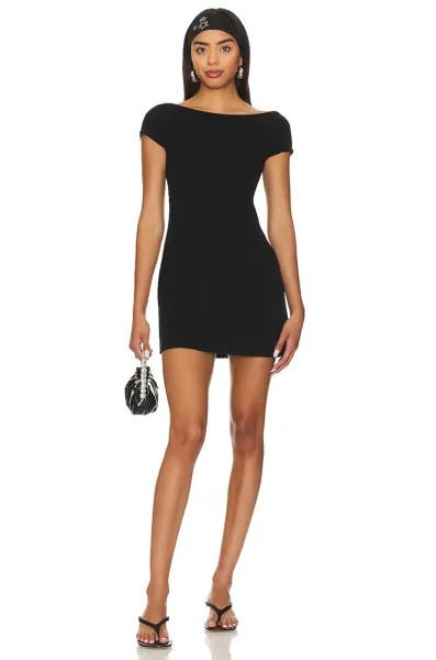 Платье мини Free People Rosalia, черный