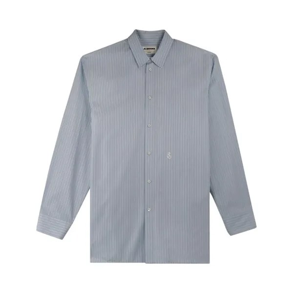 Рубашка Jil Sander Button Shirt, цвет Transparent Sky
