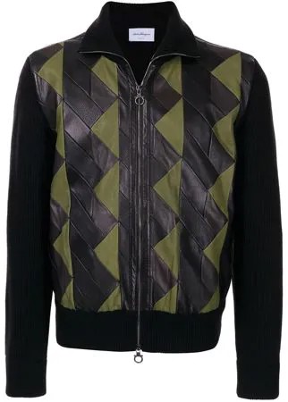 Salvatore Ferragamo куртка с геометричным принтом