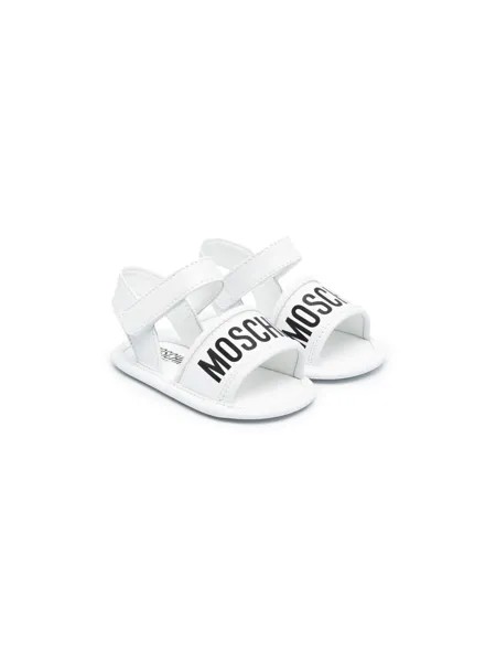 Moschino Kids сандалии с логотипом