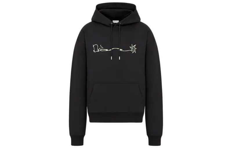 Трэвис Скотт Quarterly Новые продукты Толстовка Мужская черная Dior, черный