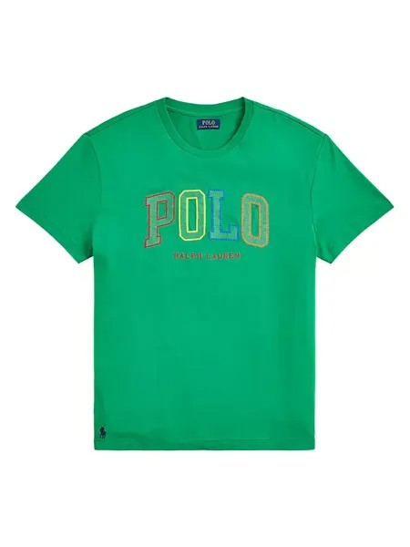 Футболка с вышитым логотипом Polo Ralph Lauren, зеленый