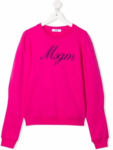 MSGM Kids толстовка с логотипом