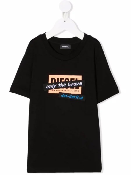 Diesel Kids футболка с логотипом
