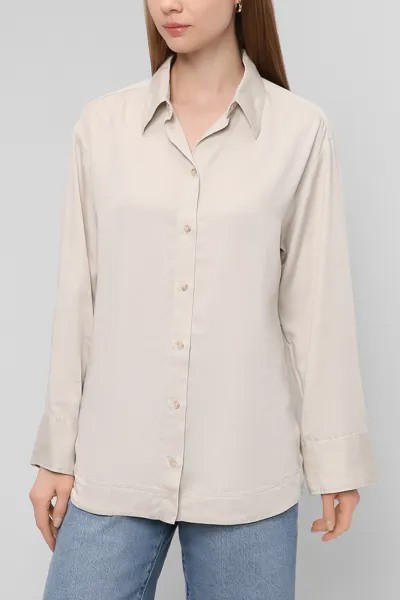 Рубашка женская Marc O’Polo 201083642407 бежевая 36 EU