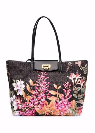 Salvatore Ferragamo сумка-тоут с принтом Giardino