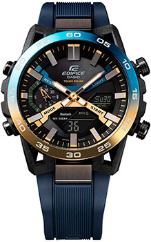 Японские наручные  мужские часы Casio ECB-2000NP-1A. Коллекция Edifice