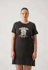 Платье из джерси CARMIKO LIFE BLOSSOM LONG TEE Only Carmakoma, черный