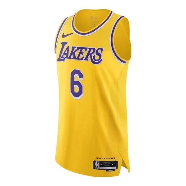Майка Nike x NBA Lakers LeBron James Jerseys 'Yellow', желтый
