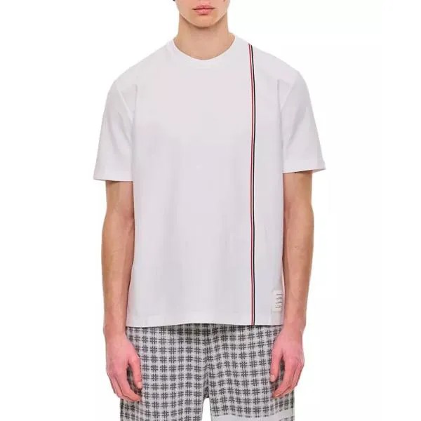 Футболка cotton t-shirt Thom Browne, белый