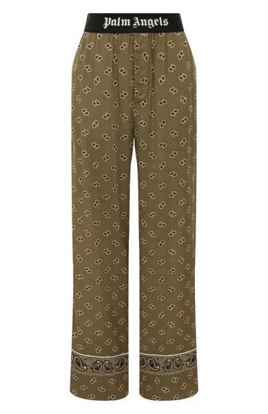 Брюки из вискозы Palm Angels