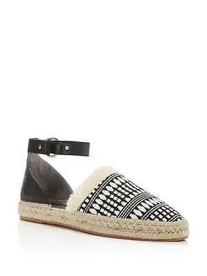REBECCA MINKOFF Женские черно-белые эспадрильи Vicky Toe с бахромой 8