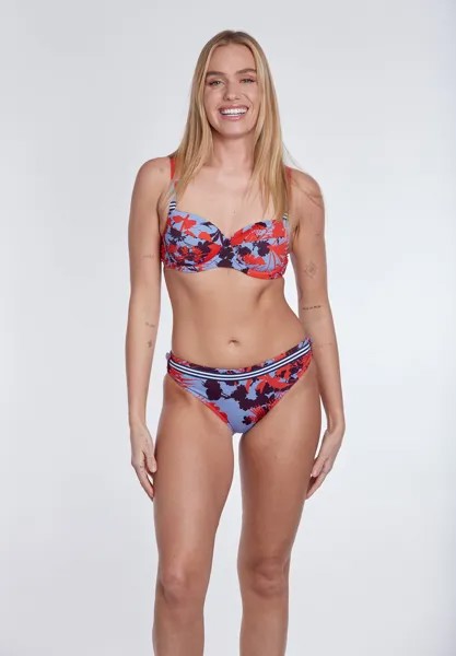 Верх бикини Mix&Match Blumenmuster Sunflair, темно-синий
