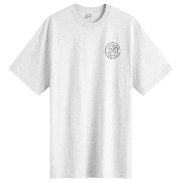 Футболка Sporty & Rich Connecticut Crest T-Shirt, цвет Heather Grey & Navy