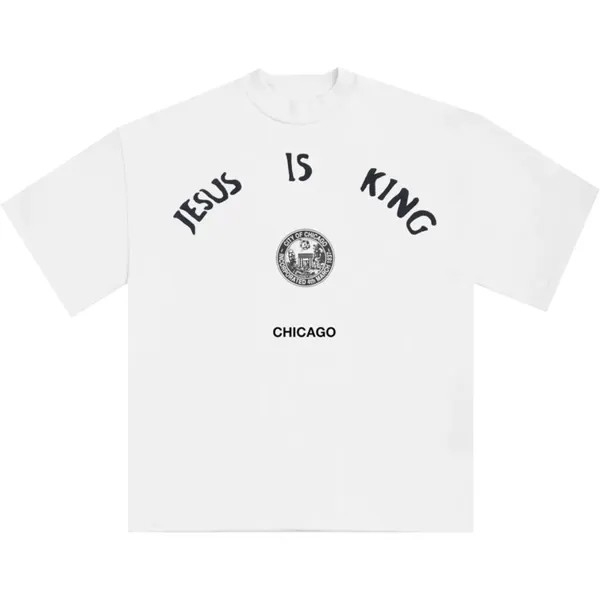 Футболка Kanye West Chicago Seal T-Shirt 'White', белый